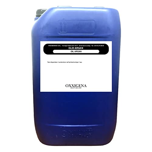 Oxxigena Olio Di Neem Biologico Vergine Puro Al 100% - 5 L- Spremuto A Freddo - Idratante, Ricostituente, Ideale Per Capelli, Pelle - Vegano, Senza Og