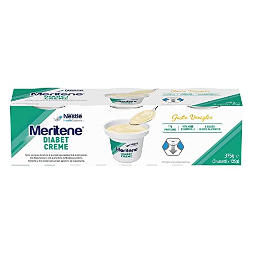 Meritene Diabet Creme Vaniglia 3 X 125 G