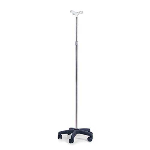 Asta Flebo In Acciaio Inox Con 4 Ganci