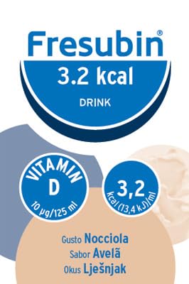 Fresenius Kabi Fresubin 3.2 Kcal Drink Gusto Nocciola, 4 X 125Ml