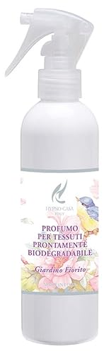 Hypno - Spray Per Profumazione Tessuti Prontamente Biodegradabile, 250Ml (Giardino Fiorito)