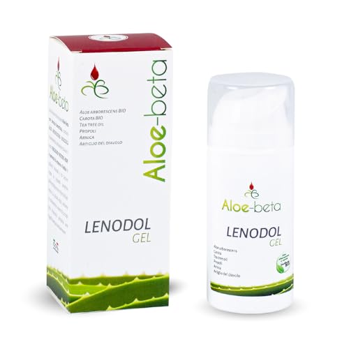 Aloebeta Lenodol Gel Arnica E Artiglio Del Diavolo 100Ml - Allevia Dolore Articolare E Muscolare - Azione Antinfiammatoria Antidolorifica, Crema Artig