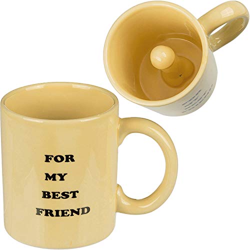 Tazza In Ceramica, Pene, For My Best Friend, Ca. 9,5 X 8 Cm