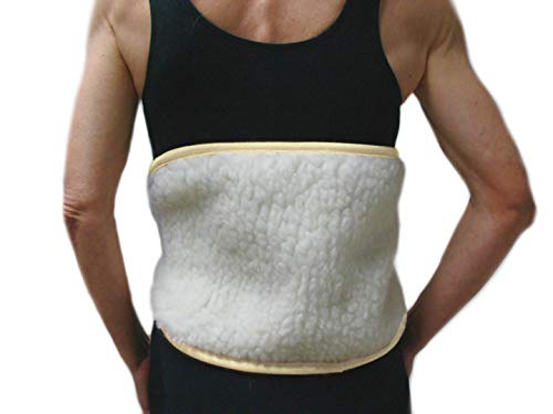 Vetrina Del Benessere Renal Belt -S/M (Italia 42-44-46)- Fascia Renale In 100% Lana Merinos, Cintura Lombare, Pancera Supporto Per Schiena E Reni, Chi