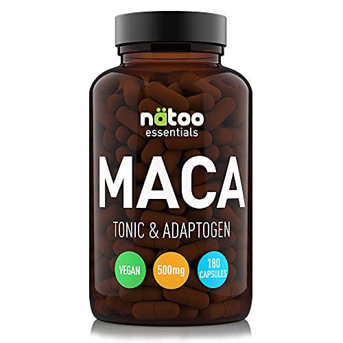 Essentials Maca 500Mg 180Caps