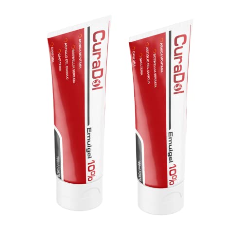 Cura Farma Curadol Emulgel - Arnica Per Cavalli Uso Umano - Pomata Antinfiammatoria Forte Per Dolori Articolari E Muscolari - Crema Antidolorifica Con