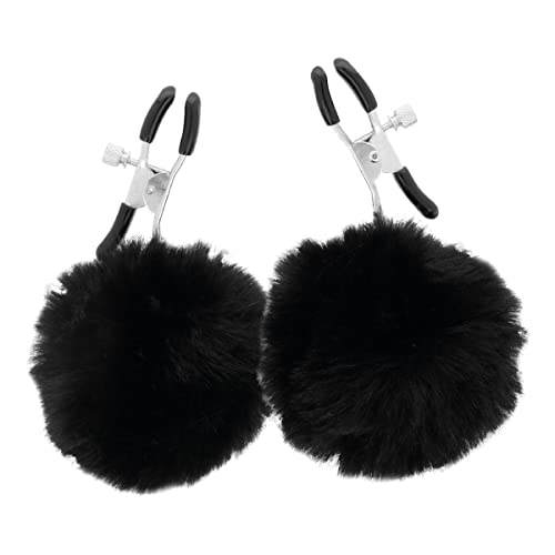 Darkness Pinzas Para Pezones Con Pompones