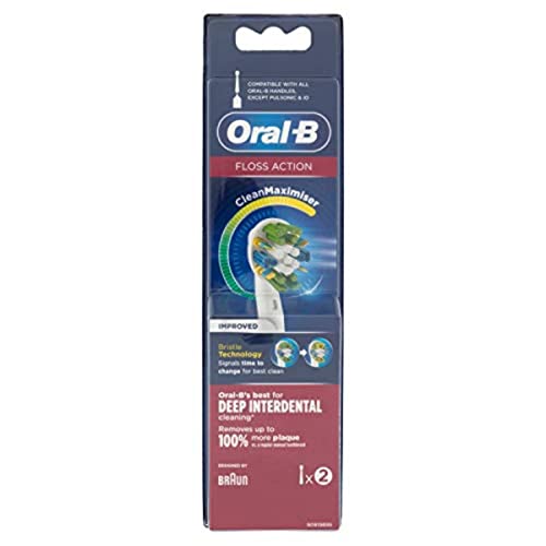 Oral-B Floss Action Testine Di Ricambio Per Spazzolino, 2 Pezzi