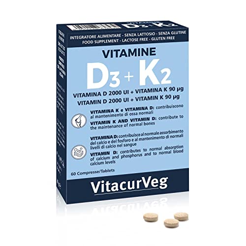 Vitacurveg Vitamine D3 + K2 60 Compresse