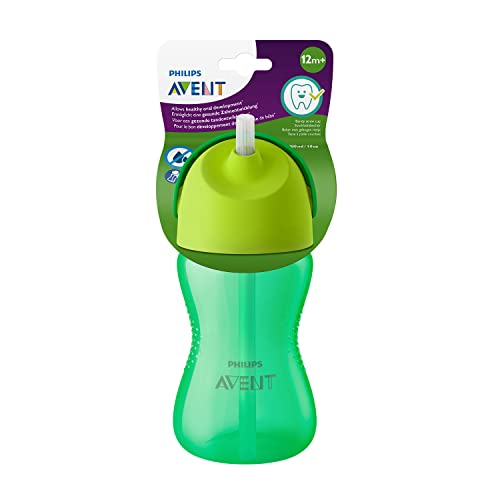 Philips Scf798/01 Tazza Con Cannuccia, 300 Ml, Verde