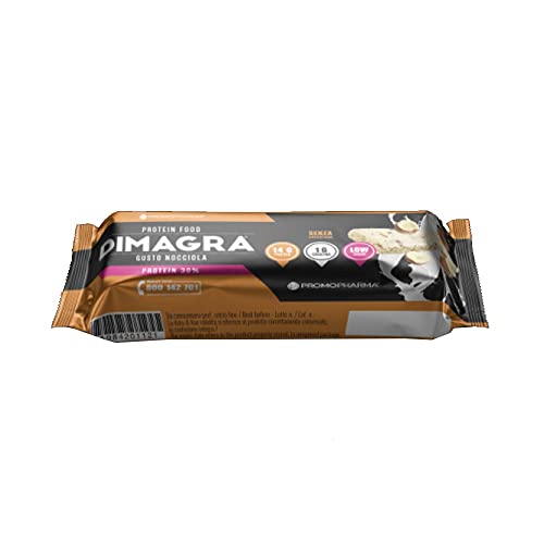 Promopharma Dimagra - Protein Bar Barretta Proteica 30% Nocciola, 45G