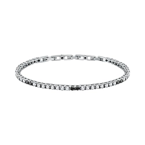 Morellato Tennis Bracciale Uomo In Argento 925, Zirconi - Satt11