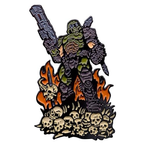 Spilla Doom Eternal Limited Edition, In Metallo