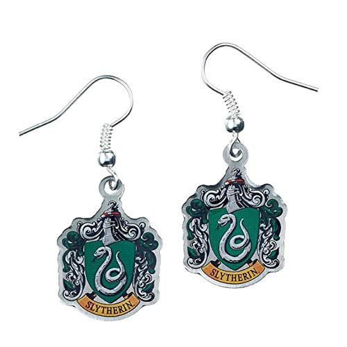 Harry Potter Silver Plated Earrings Slytherin-M81Speharsl