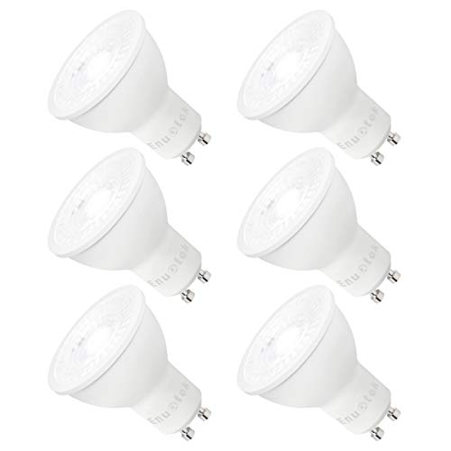 Enuotek Lampadine Faretti A Led Gu10 Dimmerabili 7W 650Lm Lampade Spot Gu10 Led Luce Fredda 5000K Alta Luminosità Per Lampada Da Incasso Gu10 Lot Di 6