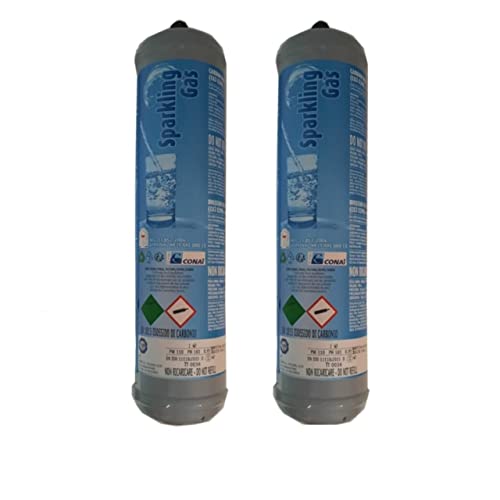 Termoidraulicarv® 2 Bombole Co2 Monouso Da 600 Gr. Per Gasatori Acqua Frizzante M11X1 Edenya®