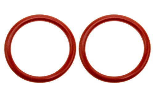 2 Guarnizioni A O 32 X 4 Mm, In Silicone Rosso, Interno 32 Mm, Esterno 40 Mm.