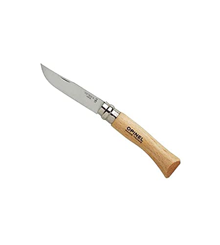 Coltello Opinel Tradizionale Con Lama Inox O Al Carbonio - Misure Varie-Inox N 8