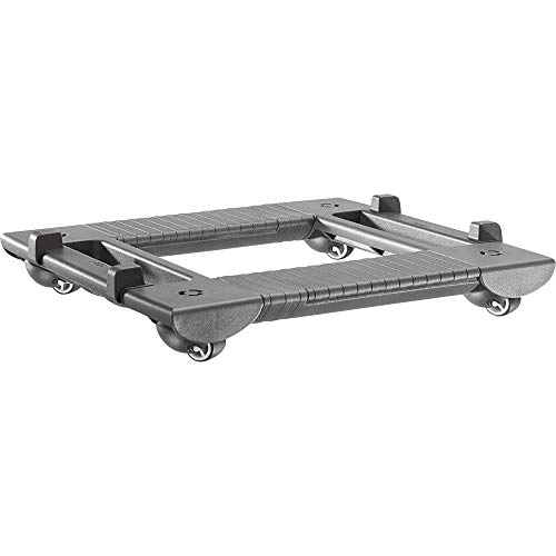Venta 6060400, Carrello Piatto Con Rotelle, Colore: Nero