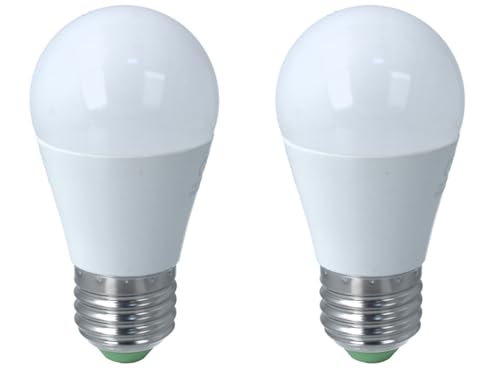 A2Zworld 2 Pezzi Lampada A Led E27 G45, 8W 720Lm, Forma Globo Piccolo, Sfera Bulbo Pallina (Bianco Neutro 4200K)