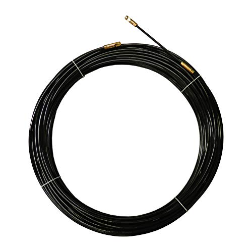 Stak Syn4-020 Sonda Tiracavi In Nylon, Nera, Ø 4 Mm, 20 Metri, Con Terminali Intercambiabili, Nero