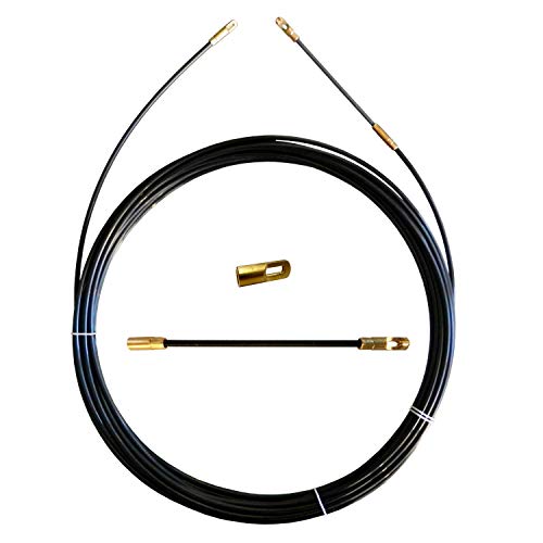 Stak Sonda Tiracavi In Nylon, Nera, Ø 4 Mm, 5 Metri, Con Terminali Fissi, Nero