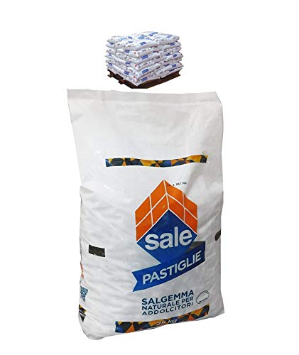 Bancale 40 Sacchi Di Pastiglie Di Salgemma Per Addolcitori Acqua Sacchi Da 25 Kg