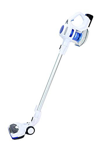 Necchi - Nh9209 Scopa Elettrica 2In1 Senza Filo, Motore Digitale Ad Alta Efficienza, Senza Sacco, Spazzola 2In1, Filtrazione Ciclonica, Filtro Hepa, S