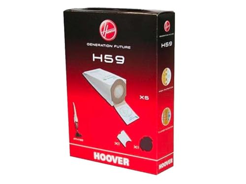5Pz Sacchetti + Filtro Scopa Elettrica Hoover Athyss - Originali