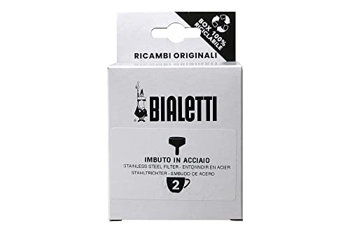 Bialetti Ricambi, Include 1 Filtro A Imbuto, Compatibile Con Venus, Kitty, Musa (2 Tazze)