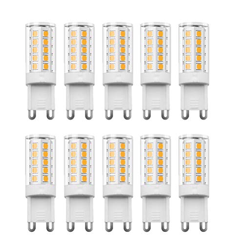 Ranboo Lampadine G9 Led 5W Equivalente A 40W 330 Lm Non Dimmerabile Bianco Calda 3000K 360 Gradi Ac220-240V Lampadina G9 Led Small Per Illuminazione D