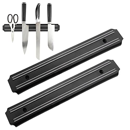 Barra Magnetica Per Coltelli Attrezzi 2 Pezzi 33 Cms Portacoltelli Magnetico Porta Coltelli Cucina Magnetico Calamita Per Coltelli Da Cucina Calamita