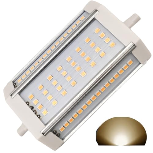 R7S Led 118Mm Dimmerabile 30W Lampadina 3000K Bianco Caldo Ac220V 3000Lm J118 Doppio Attacco J Tipo Led Proiettore Equivalente 300W 400W Lampadina Alo