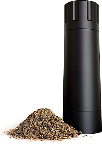 Mannkitchen Pepper Cannon - Macinapepe Pepper Cannon, Di Grado Professionale, Resistente E Ad Alto Rendimento, Macina 10 Pezzi Di Pepe, Per Bistecche,