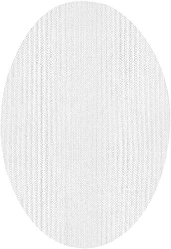 Ginocchiere Elastiche Per Abbigliamento | Toppe Per Riparare I Vestiti. 6 Gomitiere O Ginocchiere Di 9 X 13 Cm. Colore: Bianco