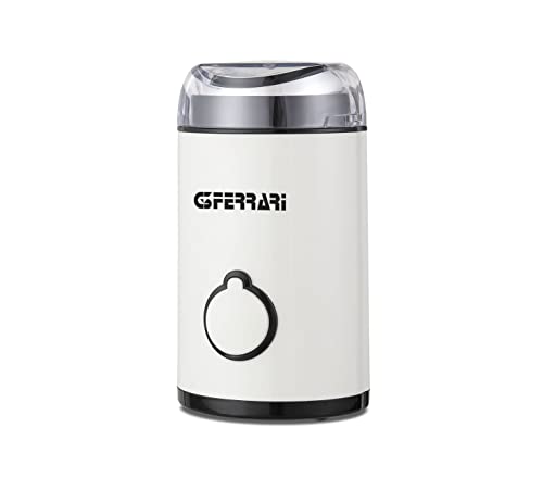 G3 Ferrari G20128 Cico Macinacaffè Elettrico, 150 W, Grandi Capacità 50 Gr, Lame Inox, Plastica, Acciaio Inox