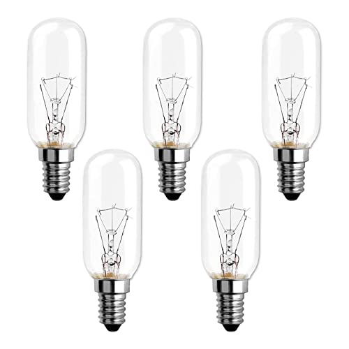 Scnnc Lampadina Cappa Cucina E14, 2700K Bianco Caldo Dimmerabile, T25 Lampada Tubolare Per Cappa Aspirante, Lampada Da Soffitto, Lampadario In Cucina,