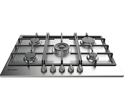 Indesit Thp 751 W/Ix/I It Piano Cottura, 3000 W, Metallo