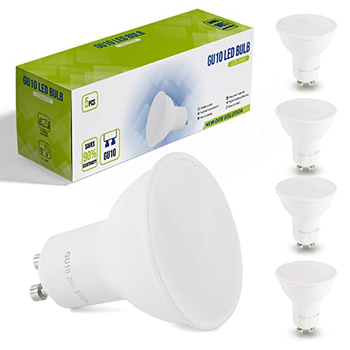 Cxyemt Gu10 Lampadine Led 8W Sostituzione Per Lampadine Alogene 60W 70W, 2700K Lampadina Bianca Calda Gu10 Lampadine Led, Angolo Del Fascio 120° Lampa