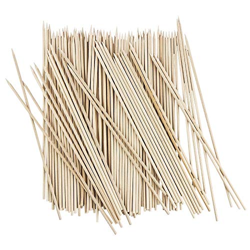 Ideen Mit Herz Spiedini In Legno Per Shish Kebab, Spiedini In Legno, Lunghezza 20 Cm, Diametro 3 Mm Di Larghezza, 100 Pezzi