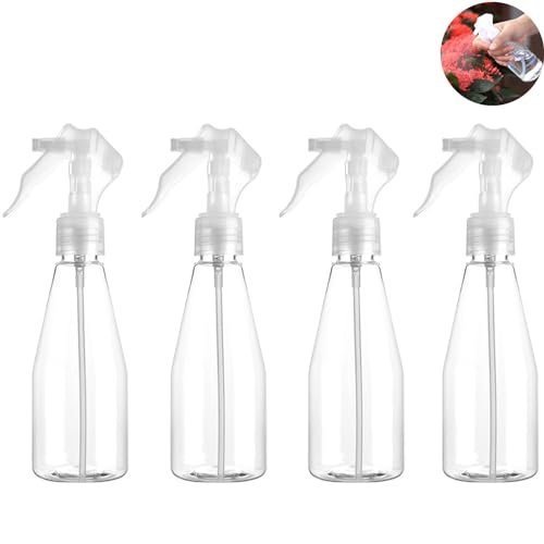 Cailiya 4 Pezzi 200 Ml Spray Bottiglie Vuote Bottiglie Di Plastica Trigger Sprayer Per Pulizia, Giardinaggio, Alimentazione