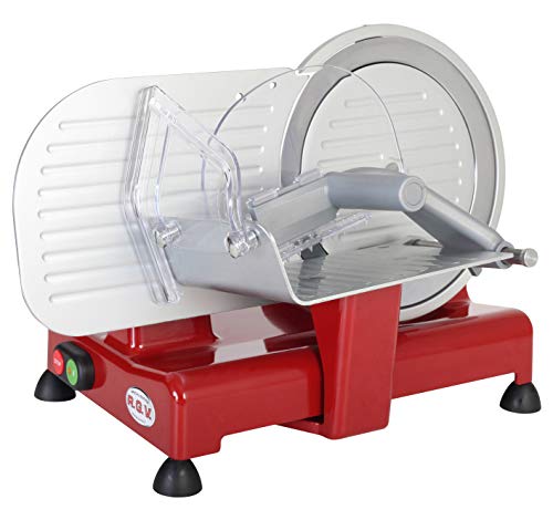 Rgv Affettatrice Luxor 22 Red, Made In Italy, Lama Ø 220 Mm, 120 W, Alluminio, Rosso