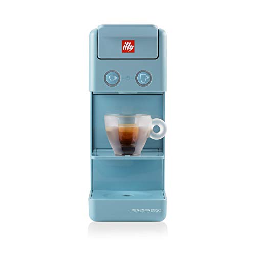 Illy Caffè, Macchina Da Caffè A Capsule Iperespresso Y3.3, 0.8 Litri, Azzurro Amalfi