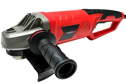 Hurthag Smerigliatrice Angolare Ag-2450 (2400 W, Diametro Disco 230 Mm, Avvio Rapido, Impugnatura Girevole, Anti-Vibrazione)