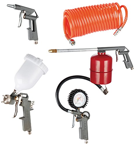 Kit 5 Accessori Compressore Vinco Gonfiare Soffiare Lavare Verniciare Tubo