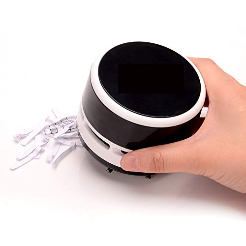 Fineinno Mini Aspirapolvere Portatili Aspirapolvere Da Tavolo Nero Aspirapolvere Da Tavolo Crumb Vacuum Cleaner Aspirapolvere Senza Fili Per Pc, Tasti