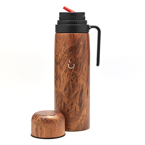 Balibetov Thermo Per Zucca Yerba Mate - Isolamento Sotto Vuoto Con Doppia Parete In Acciaio Inossidabile - Senza Bpa - Un Thermo Appositamente Progett