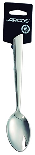 Arcos Serie Toscana, Cucchiaio Tavola Set (3 Cucchiaio), Monoblocco Unipezzo Acciaio Inossidabile 18/10 E 200 Mm, Colore Argento