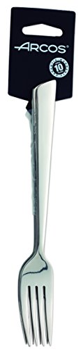 Arcos Toscana Set Di 3 Forchette Monoblocco In Acciaio Inossidabile Da 200Millimetri Set Di Forchette Per Il Servizio Da Tavola In Stile Elegante E Cl