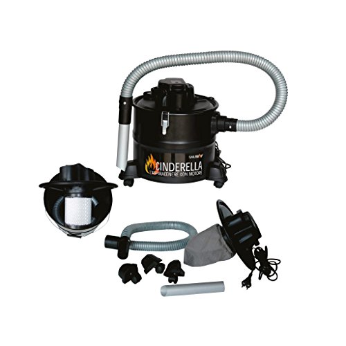 Cinderella , Aspiratore Cenere Professionale Con Motore E Ruote 16 L, 900 W Per Camini E Stufe, Aspiracenere